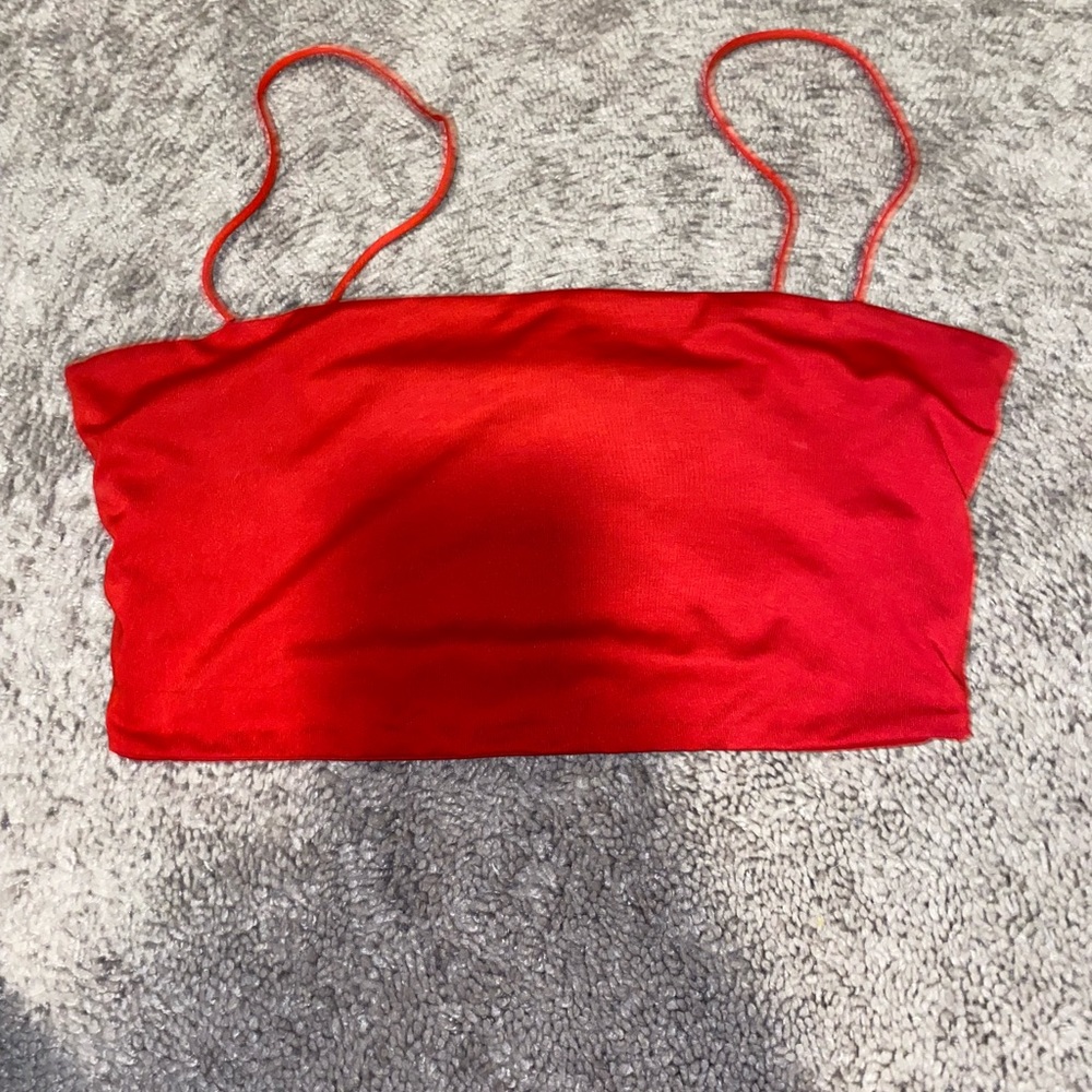 Shein red tank top
